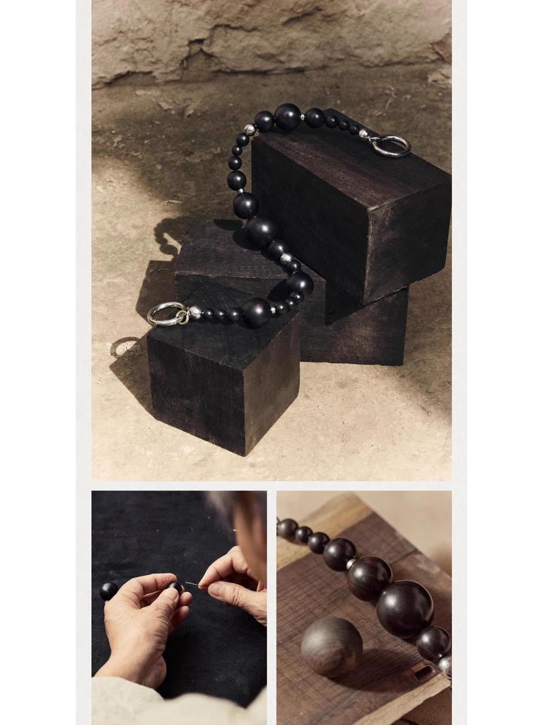 Songmont Sandałowe Czas Plaży Koralikowy Charm Torba Tote Akcesorium