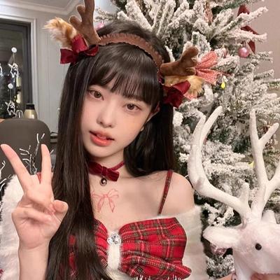 Weihnachten Rotes Samt Schleife Choker Halsband Damen Retro Festliche Stimmung Schlüsselbeinkette Glockenanhänger Halskette