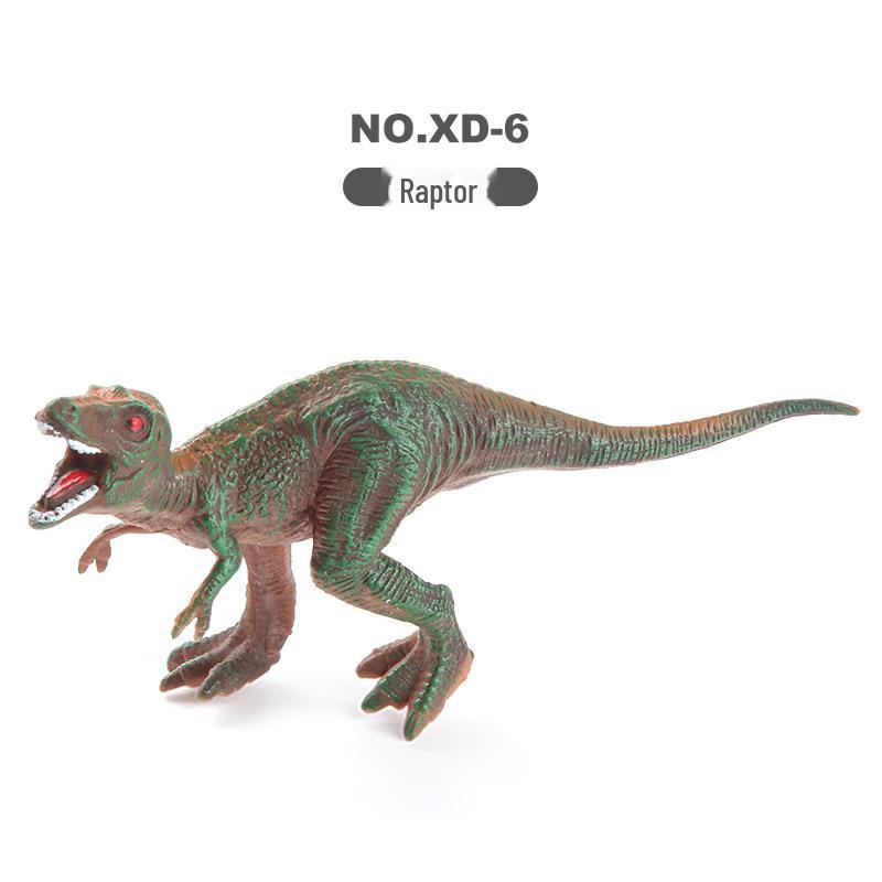 Children's Dinosaur & Animal Figurine Set: Mini Solid Models of Triceratops, Velociraptor, and More