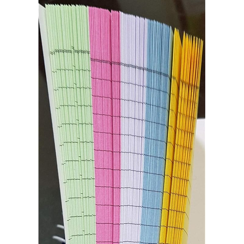 

Amblitz 5 Subject Spiral Notebook - 200 Pages, Ruled (A5 Size, Pack of 2, 0216) Regular