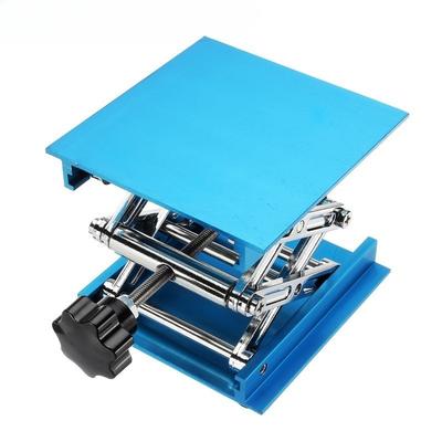 4x4 Zoll Fräsen-Hebetisch Holzbearbeitungsständer Labor-Hebebühne Aluminium H4cm-15cm