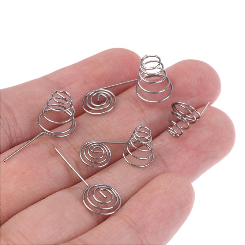 5Pcs Aaa Battery Nickel Wire Spring Aa Battery Negative And Positive Coils Spring Contact Plate Diy Accessories