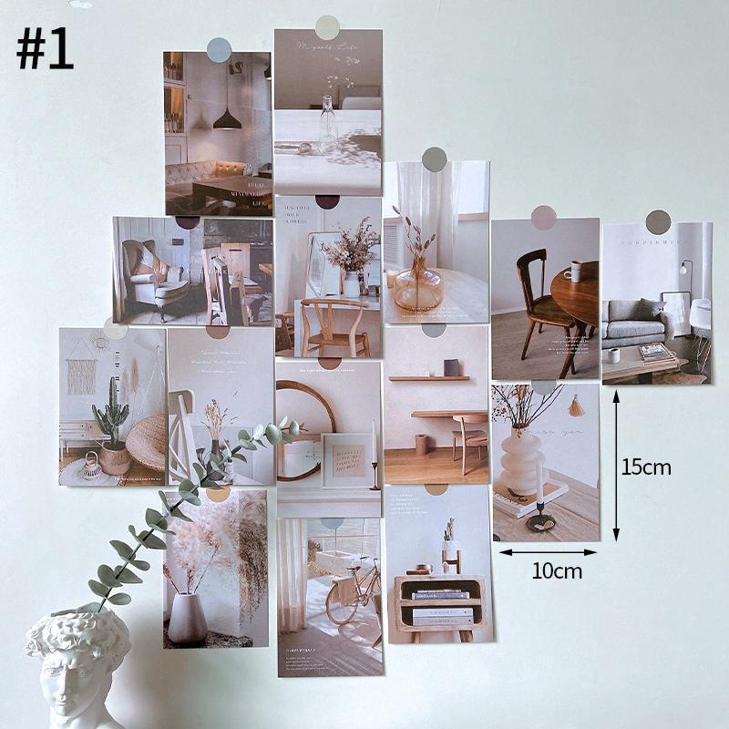 

6/915/20шт Картки Інс Картка для повідомлень Листівка Декор стіни спальні Декоративні настінні наклейки Декор кімнати Реквізит для фотографій