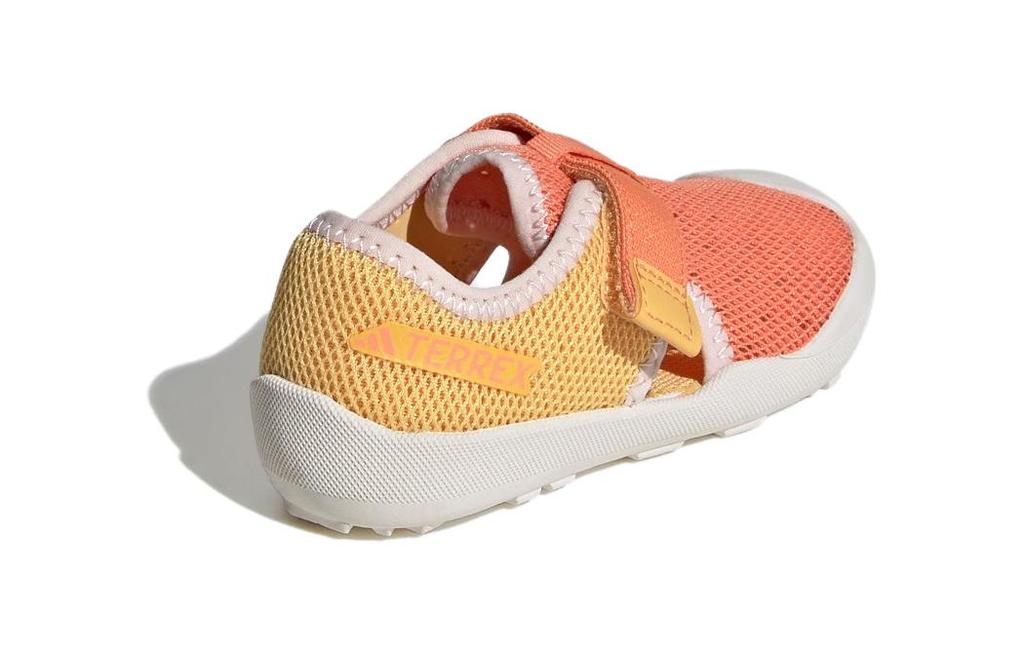 Scarpe da Bambino Adidas Captain Toey Comode Traspiranti e Leggere Basse Arancione Giallo IF3112