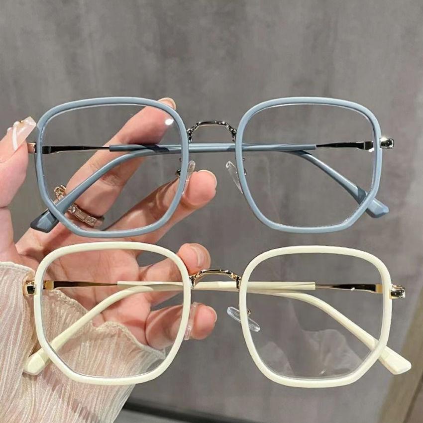Black Square Computer Glasses Frame Women Men Anti Blue Light Rectangle Eyewear Blocking Optical Spectacle Eyeglasses