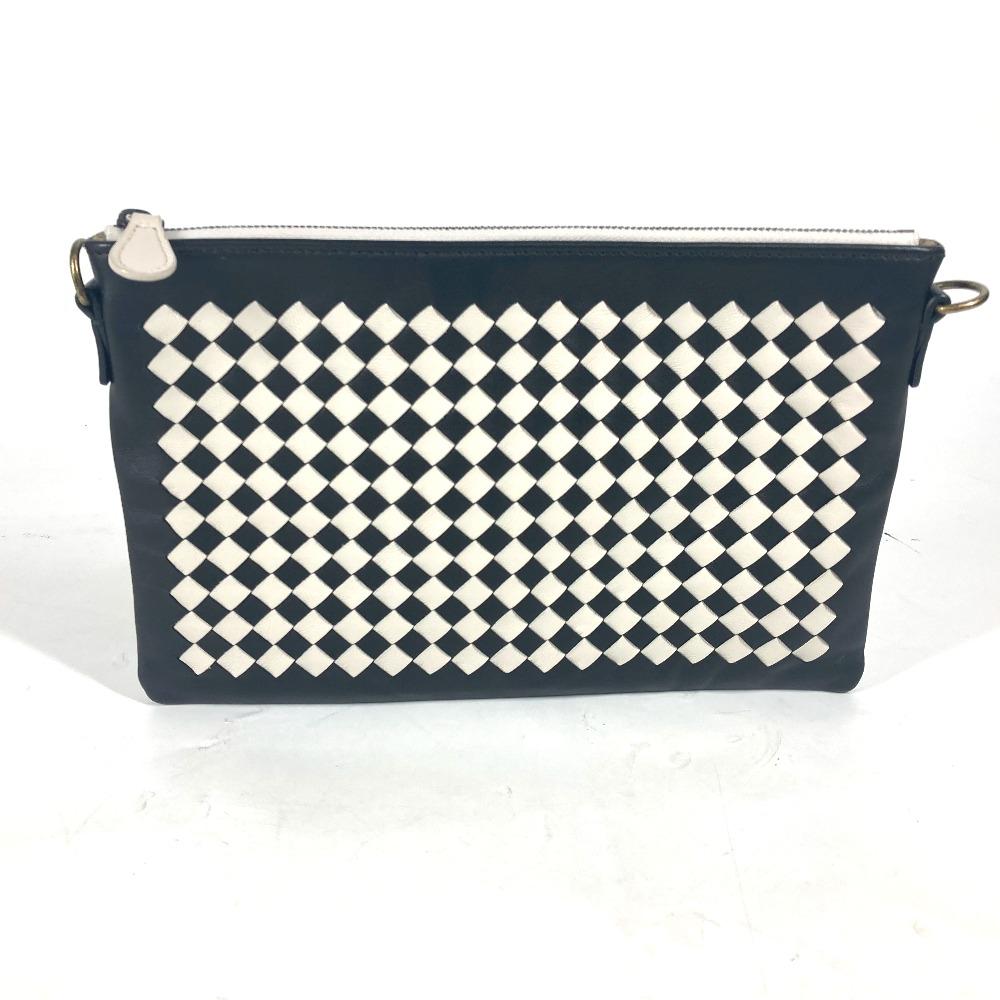 BOTTEGA VENETA Crossbody Pochette Intrecciato 2WAY Clutch Shoulder Bag Unused