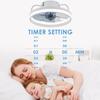 Retro Industrial Ceiling Fan Lamp with Inverter LED - Simple Cross-Border Iron Design for Restaurants