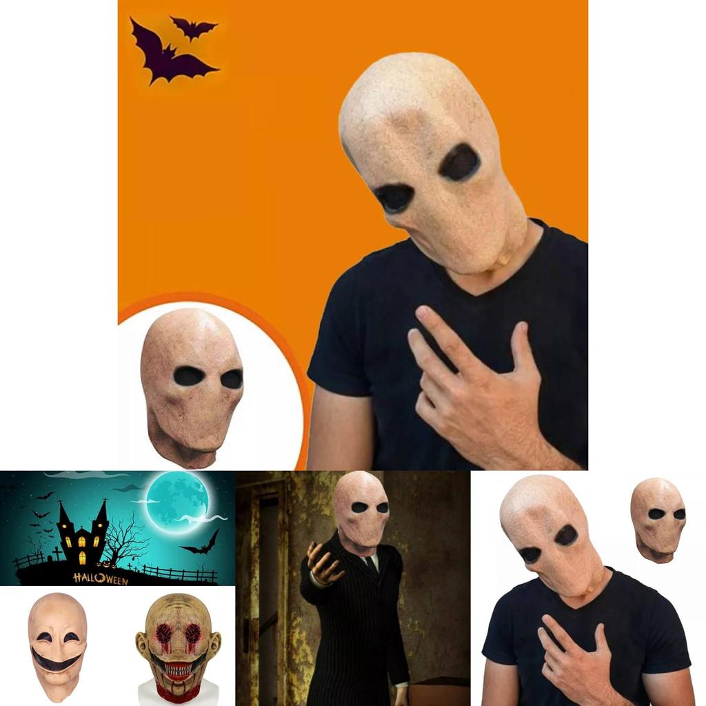 Chilling Faceless Man Halloween Mask With Terrifying Skull Alien Design For Costumes