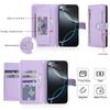 Crossbody Wrist Strap Zipper Wallet Card Slots Phone Case for IPhone 17 Air 16 Pro Max 15 Plus 14 13 12 11 Flip Leather Cover
