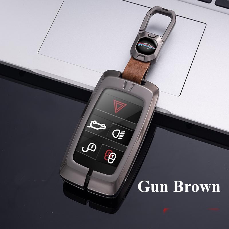 

Модний металевий автомобільний чохол для дистанційного ключа для Land Rover Range Rover Evoque Discovery Sport Velar для Jaguar XE XF E-Pace F-Pace For Jaguar