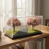Cherry Blossom Diorama Pink Flowering Trees Box Textured Road