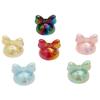 Acrylic Rabbit Bow Beads Charm Loose Spacer Beadsfor DIY 4pcs