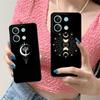 Sun Moon Mobile Cell Phone Case for Xiaomi Redmi Note 14 13 12 11 S Pro Plus 4G 5G Colorful Printing Cover Luxury Cover Pretty