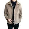 2025 Men's High-End Wool Jacket - Trendy Korean Style for Spring, Autumn, and Winter
