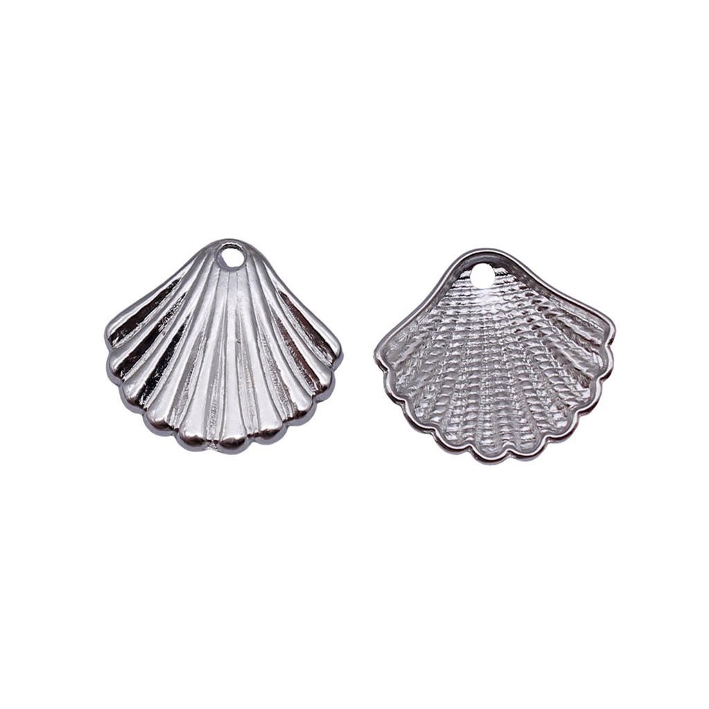 Shell Charms Multi Color Alloy Pendants For Beach Themed DIY Jewelry Accessories