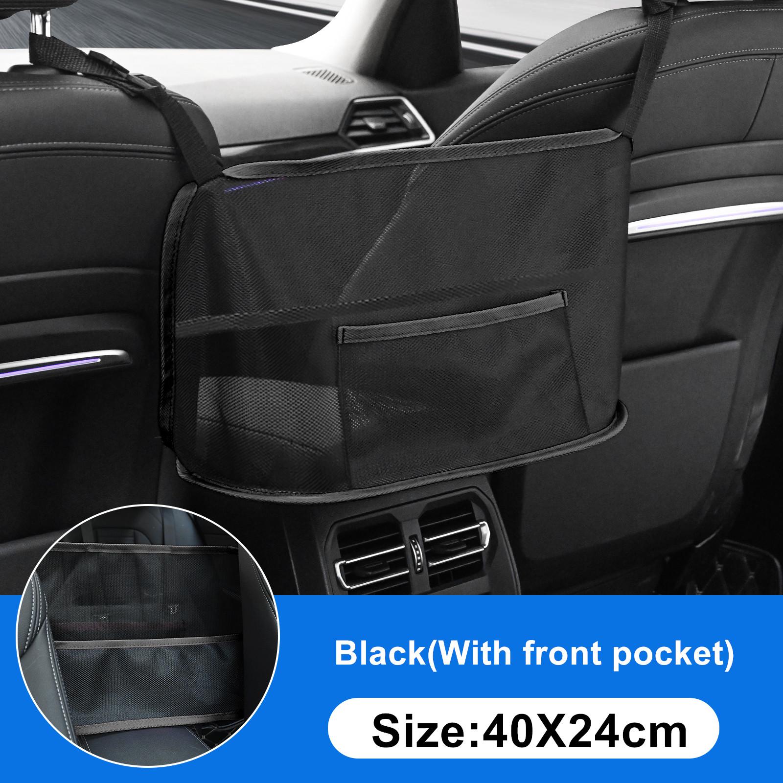 

Car Two Seat Storage Bag Car Storage Bag Armrest Box Nylon Storage Bag Hot Selling Storage Mesh Bag Folding Bag чёрный