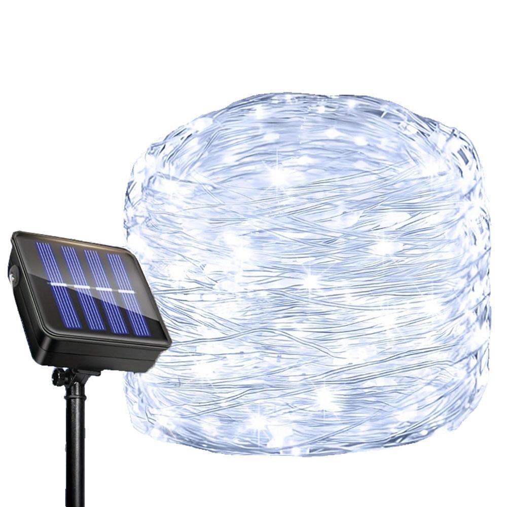 Solar Christmas Lights Outdoor Solar String Lights LED Fairy Lamp Twinkle Tree Light for Xmas Garden Patio Party Wedding Decor