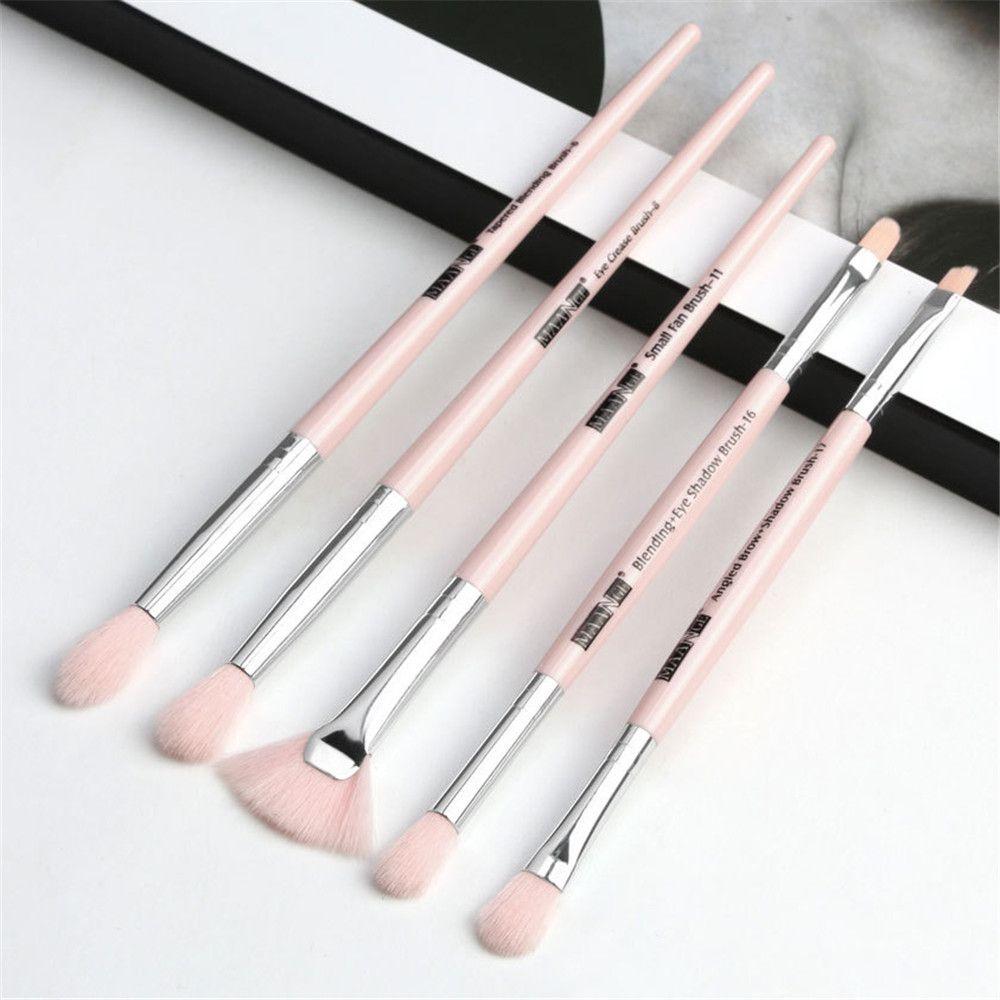 5 Pcs Hot Makeup Women Beauty Blusher Tool Eyeliner Brush Eye Blending Brushes Eyeshadow Contour