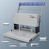 Huijin Jidian HJ-40W 3-Hole Financial Document Punch and String Binder CN Plug (adapter Included)