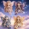 Cute Fairy Dolls Comprehensive Patchwork Kit Ring Fabric Green 30 Cm 1 Pc