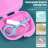 Retainer Box for Teeth Mouthguard Dental Denture Case Portable Storage for  Sports Use