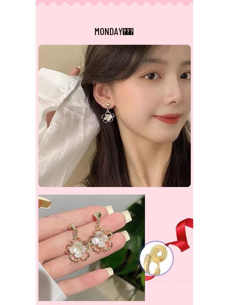 Niche High-End Non-Pierced Earrings - Versatile Mosquito Coil Design, Perfect Birthday & Christmas Gift for Girlfriend
