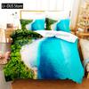 Beautiful Seaside Beach Bedding Set Duvet Cover Set 3d Bedding Digital Printing Queen Size Bedding Set Fashion Design