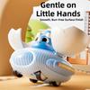 Classic Toy Dinosaur Egg Bumper Car Cartoon Design Friction Power Vehicle  Children Gits