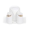 Cotton Pad Holder, Bathroom Cups Dental Floss Dispenser, Storage Organizer for Cotton Pad  Paper Cup Floss, Bathroom