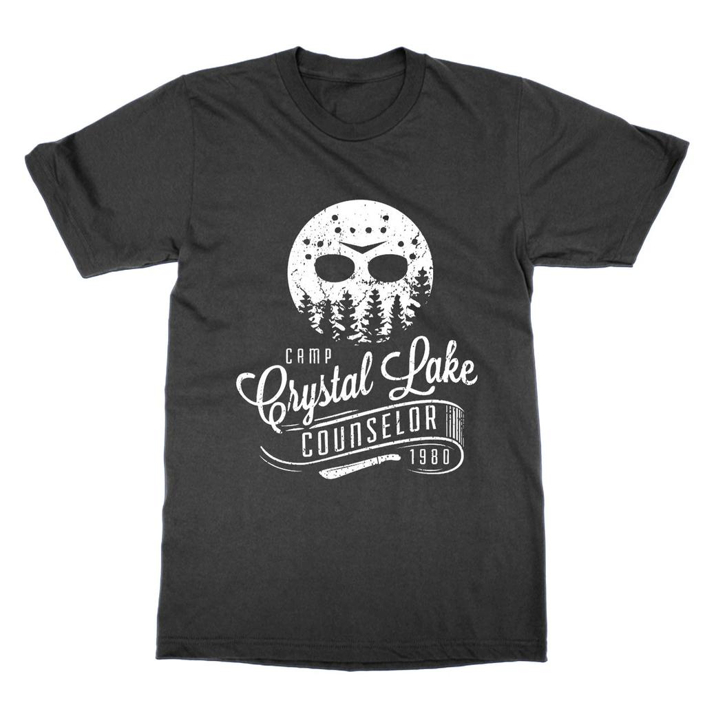 Crystal Lake Camp Counselor T-Shirt Funny Nerd Halloween Gift