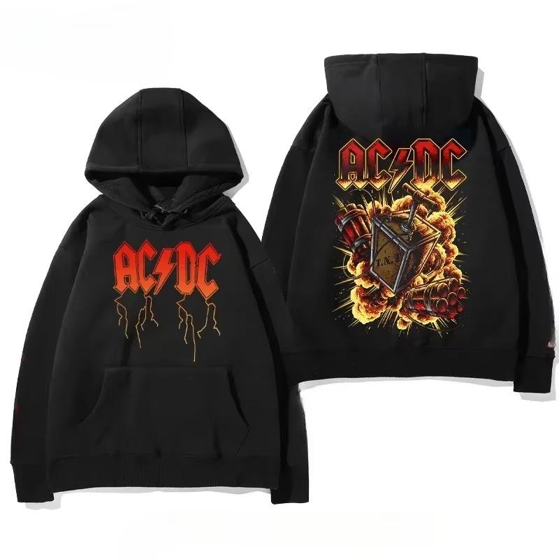 Men's Hip Hop Punk Style Hoodie - Rock Band Autumn/Winter Casual Fashion Sweatshirt