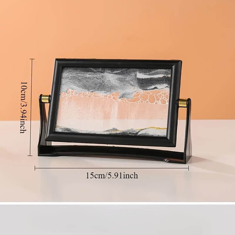 Charming Style 3D Timer Timer - Rotating Glass Sand Art, Unique Home and Office Decor, Perfect Holiday Gift, Ideal for Room Decoration