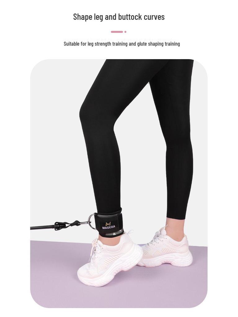 Taekwondo D-Ring Ankle Straps for Fitness, Weightlifting, and Yoga