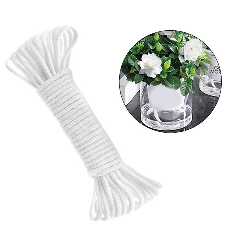 DIY Auto Watering Cotton Rope 18Meters Suitable For Plant Continuous Moisture Content Gardening Tool Indoor Outdoor Use