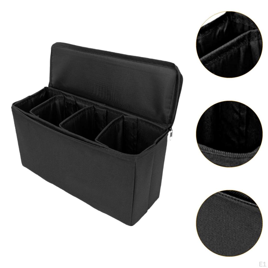 Graded Card Storage Box Holder with Dividers Display Oxford Cloth Organizer Trading