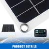 400W High-Efficiency Flexible Solar Panel Kit 12V Solar Panel Battery Charging ControllerInverter Kit Complete for Home Outdoor