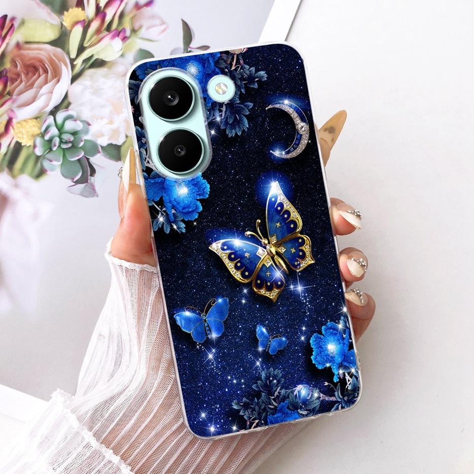 For Xiaomi Poco X8 Pro 5G Case Cute Cat Peacock Painted Cover Soft Slim Phone Case For Xiaomi Poco X8 Pro Max PocoX8 Pro 5G Bags