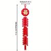 2025 Year of the Snake Spring Festival Firecracker Pendant Chinese New Year Lucky Character Pendant Home Store Decoration Gift