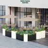 Square Outdoor Flower Planter Box