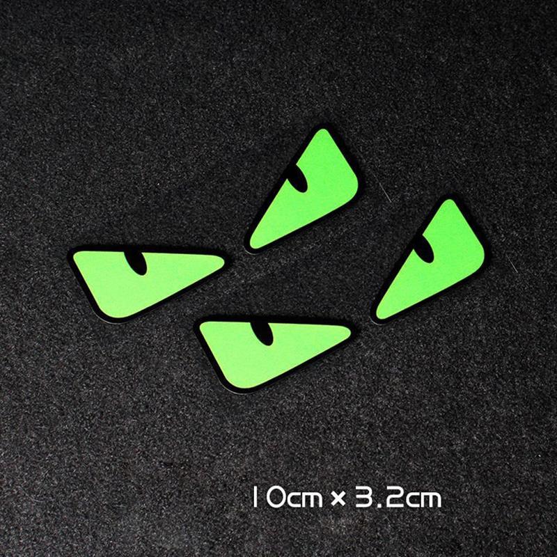 Devil Eyes Car Brake Light Stickers Car Helmet Motorcycle Reflective Stickers Car Sticker Headlight Decal Car Accessories
