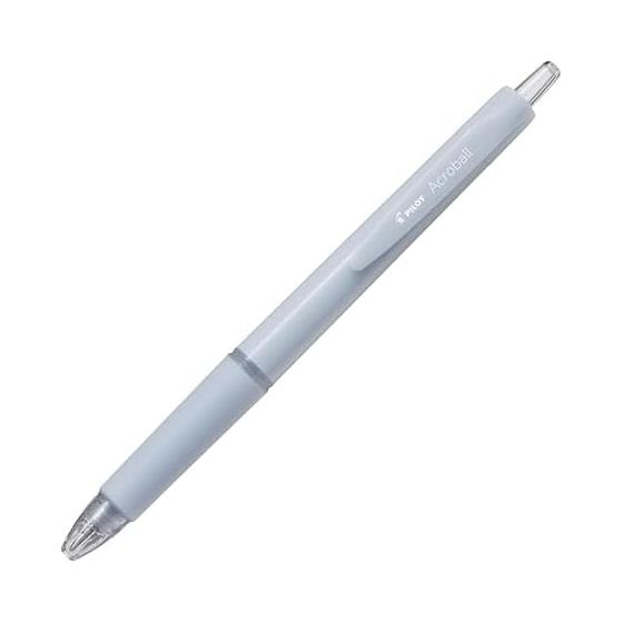 PILOT Acroball Oil-Based Ballpoint Pen, 0.7mm, Blue Gray / Black Ink, 10-Pack