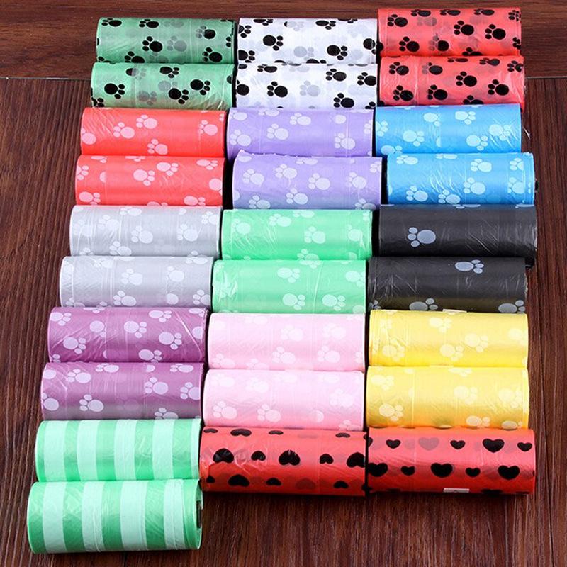 Dog Print Poop Bags - Pet Waste Disposal
