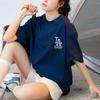 New MLB Los Angeles Dodgers T Shirts Unisex Navy Blue 3ATSB1843-07NYS
