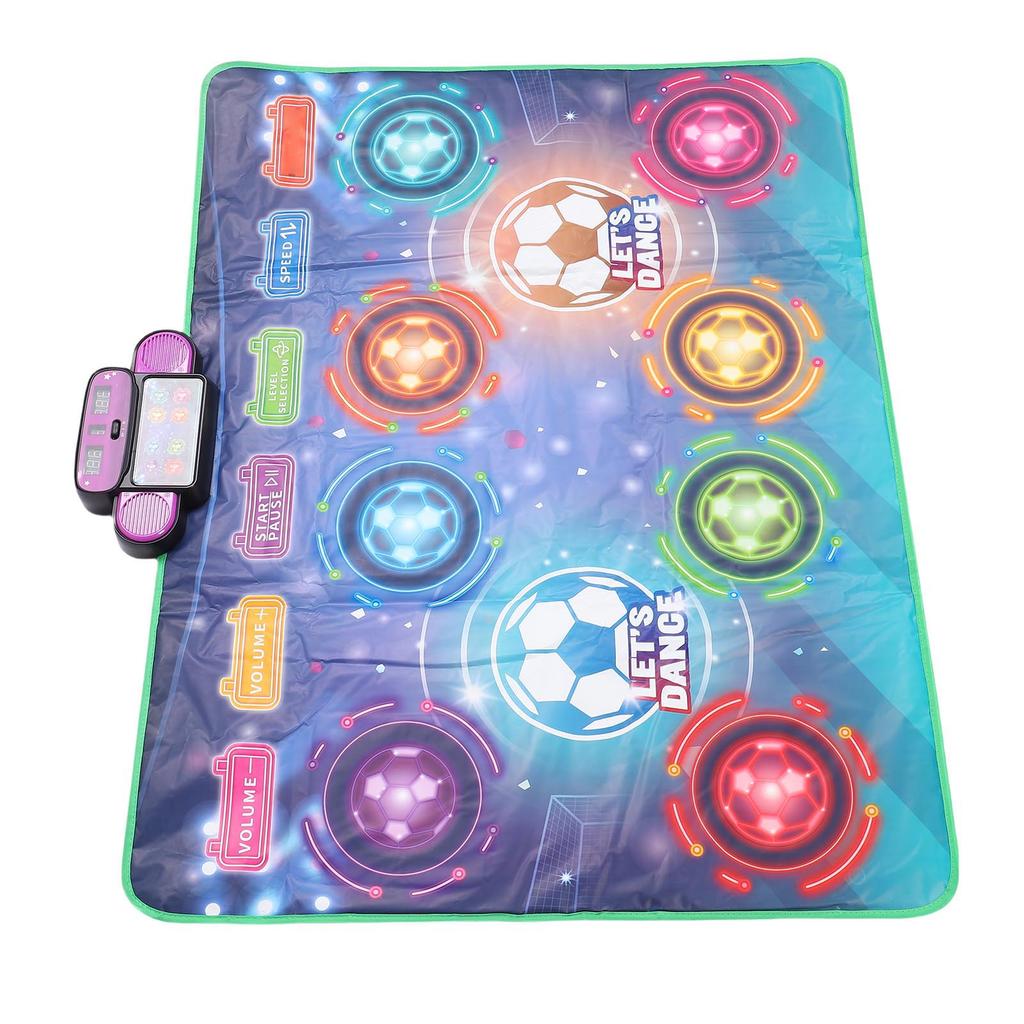 Mata do tańca dla dwóch graczy Interaktywne wymagające poziomy Elektroniczna mata do tańca dla dzieci