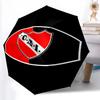 Printed Club Atlético Independiente Folding Umbrella,Outdoor,Leisure,And Travel Umbrella,Durable Umbrella Fabric,Birthday And Holiday Gift