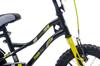 Boys' 12-inch Bicycle Push Bar Side Wheels Basket Tiger Bike Black - Yellow - Gray