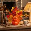 Gjør-det-selv Halloween-pynt Simulerte Blomster Skrivebordspynt Høsthøstingspynt Halloween