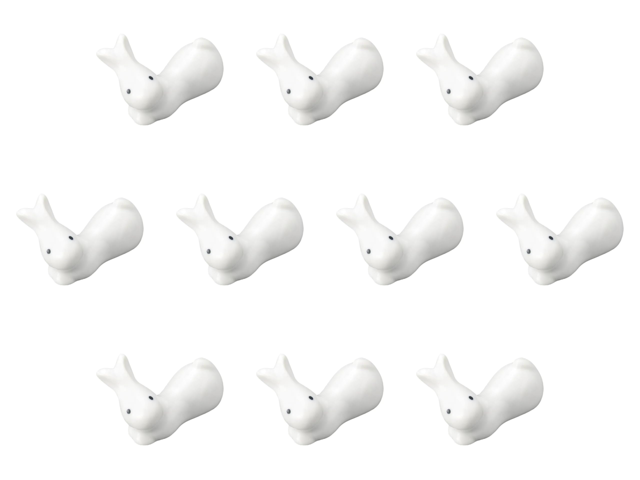 

Set of 10 Rabbit Chopstick Rests x Chopstick Rests Setomonohonpo Blue-Eyed [5.4 3cm] синий