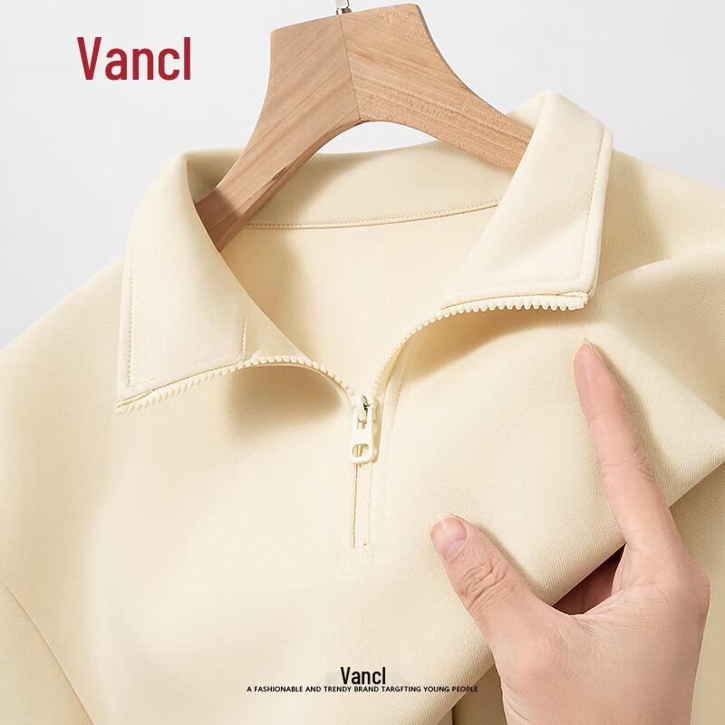 

VANCL Men s Stand-Up Collar Loose Long-Sleeve Sweatshirt M