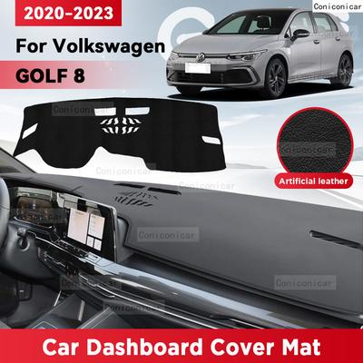 For Volkswagen GOLF 8 2020-2023 Car Dashboard Cover Mat Sun Shade Pad Avoid Light Mat Instrument Carpet Protection Accessories